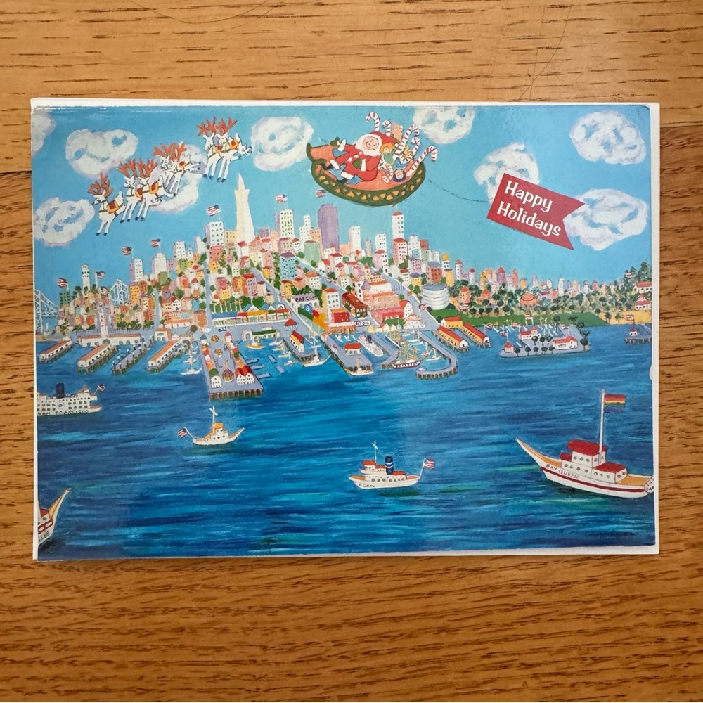 San Francisco Happy Holiday Card Set (5)
